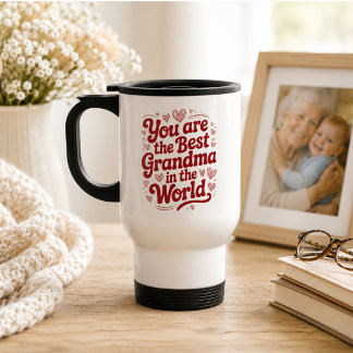 Bästa mormor någonsin | Foto mormors dag Resemugg