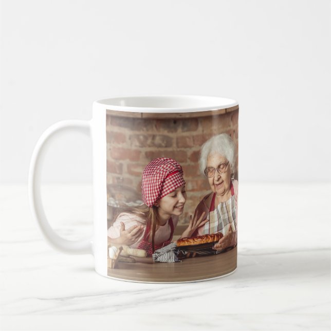 Bästa mormor någonsin Foto Namn Kaffemugg (Vänster)