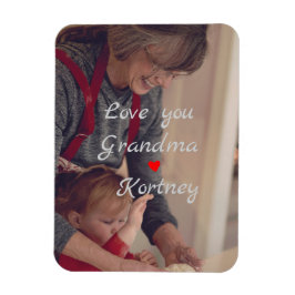 Bästa mormor någonsin, fotokollage vi kärlek dig n magnet