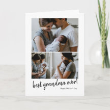 bästa mormor någonsin fotokort för Mors dag