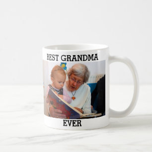 Bästa mormor någonsin-fotot Skapar din egen Anpass Kaffemugg