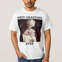 Bästa mormor någonsin-fotot Skapar din egen Anpass T Shirt
