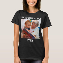 Bästa mormor någonsin-fotot Skapar ditt eget T-S-s T Shirt