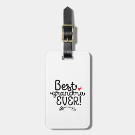 Bästa mormor någonsin Granny Grandmor Bagagebricka