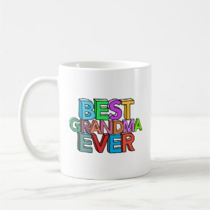 Bästa mormor någonsin kaffe Mugg