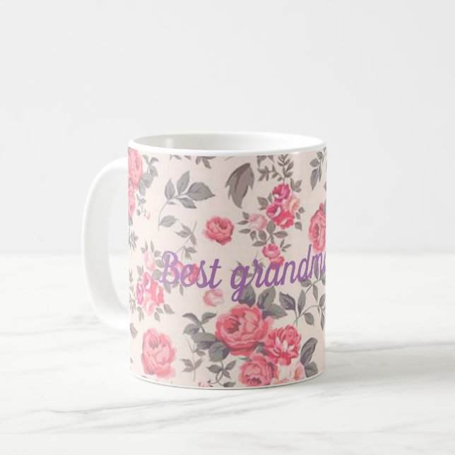 Bästa mormor någonsin kaffemugg (Framsida vänster)