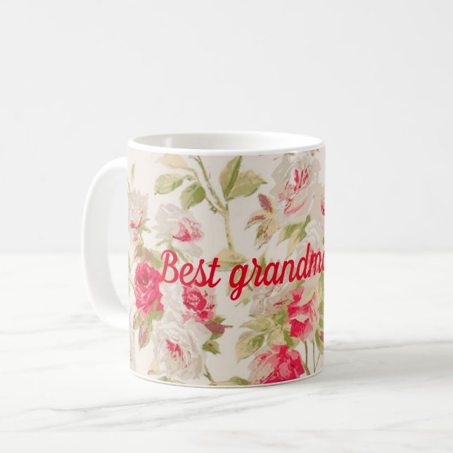 Bästa mormor någonsin kaffemugg (Framsida vänster)