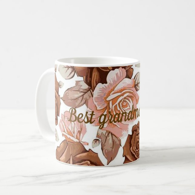 Bästa mormor någonsin kaffemugg (Framsida vänster)