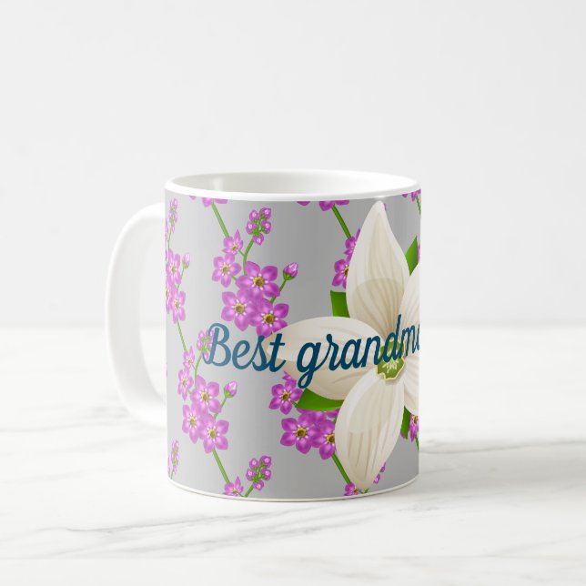 Bästa mormor någonsin kaffemugg (Framsida vänster)