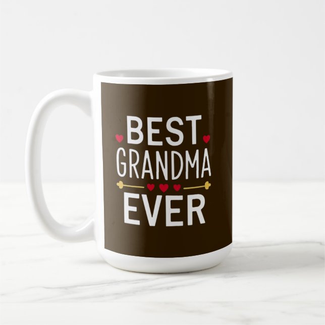 Bästa mormor någonsin kaffemugg (Vänster)