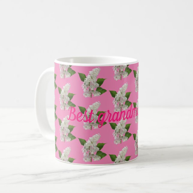 Bästa mormor någonsin kaffemugg (Framsida vänster)