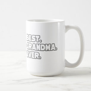 Bästa mormor någonsin kaffemugg