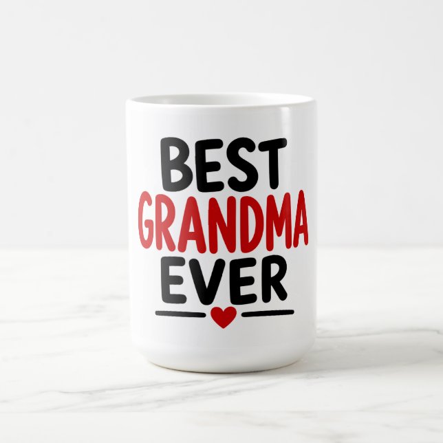 Bästa mormor någonsin kaffemugg (Center)