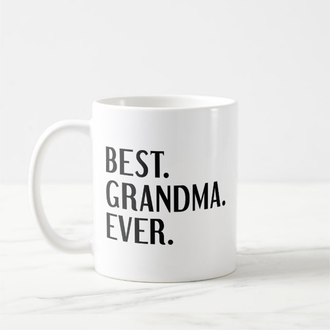 Bästa mormor någonsin kaffemugg (Vänster)