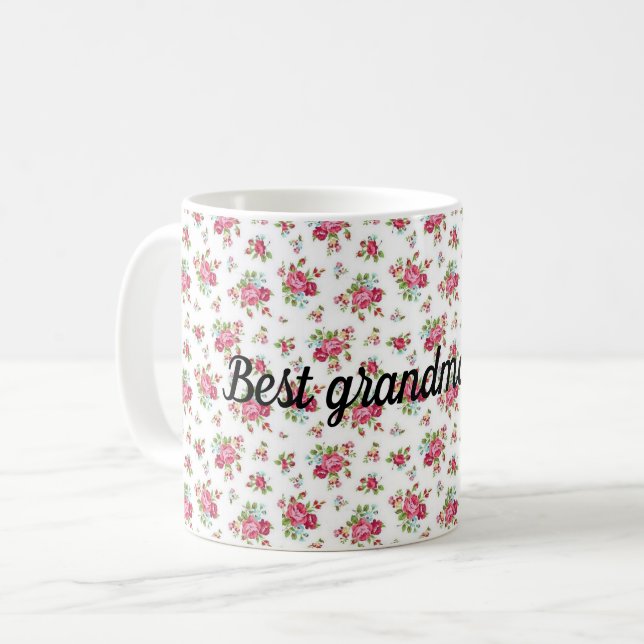 Bästa mormor någonsin kaffemugg (Framsida vänster)