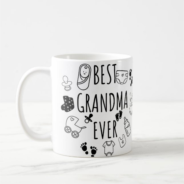 Bästa mormor någonsin kaffemugg (Vänster)