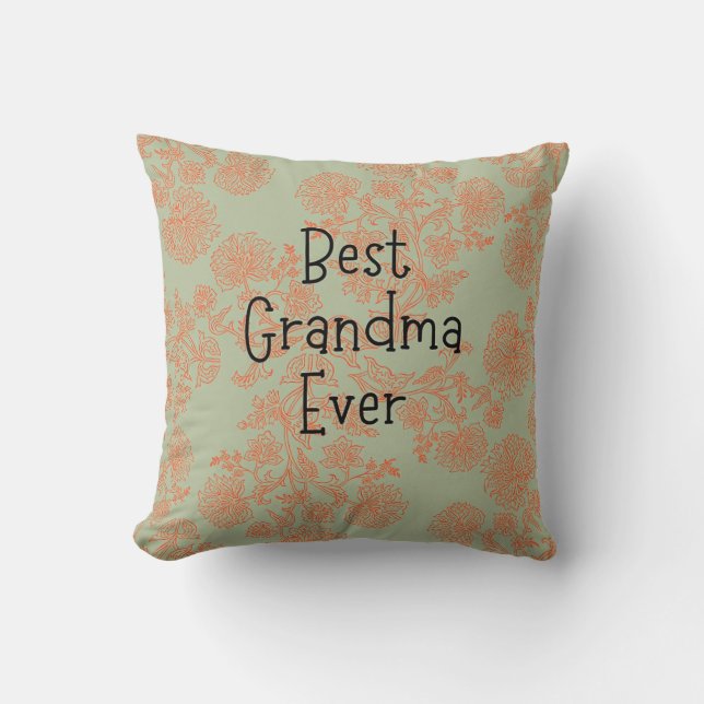 Bästa mormor någonsin kudde (Framsida)