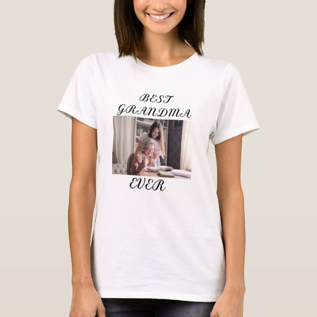 "Bästa mormor någonsin: Kvinnors T-Shirt (Framsida)