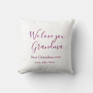 Bästa mormor någonsin, morföräldrar, fotopresenter kudde