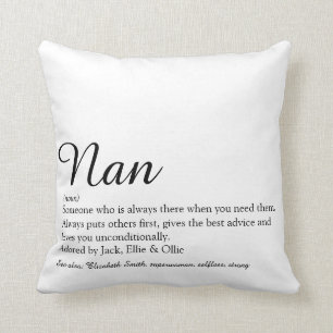 Bästa mormor någonsin, mormor definition manus kudde