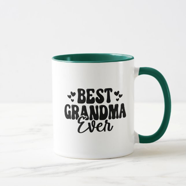 Bästa mormor någonsin Mugg (Höger)