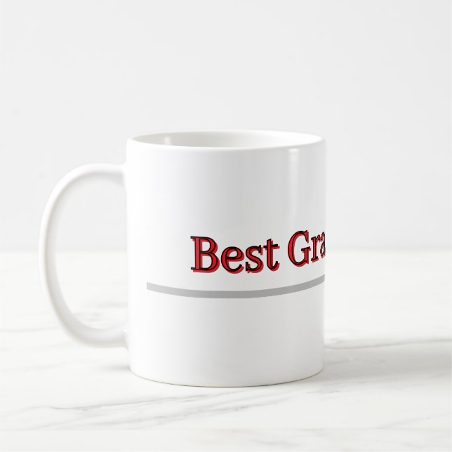 Bästa Mormor Någonsin Mugg – Perfekt Present till  (Vänster)