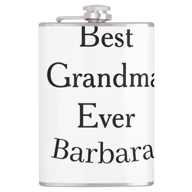 Bästa mormor någonsin namn datum enkel mors dag mi fickplunta (Framsidan)