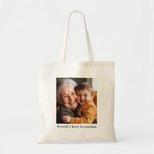 Bästa Mormor Någonsin Personlig Design Med Fullstä Tygkasse
