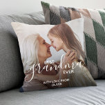 Bästa mormor någonsin-Personlig-foto Kudde<br><div class="desc">Ge den bästa mormor en anpassningsbar dekorativ kudde. Skapa en egen personlig,  inklusive foto och meddelande.</div>