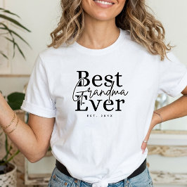 bästa mormor någonsin Present till mormor T Shirt