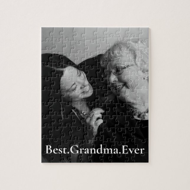 Bästa mormor någonsin pussel (Vertikal)