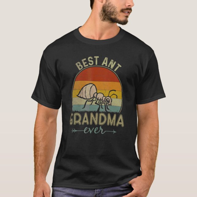 Bästa mormor någonsin Retro Mors dag T Shirt (Framsida)