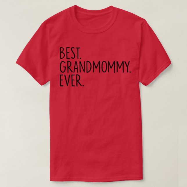 Bästa mormor någonsin t shirt (Design framsida)