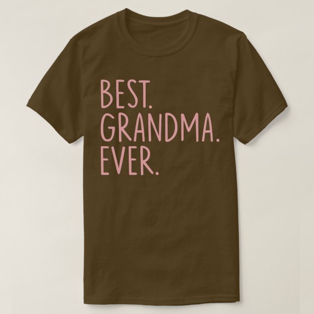 Bästa mormor någonsin t shirt (Design framsida)