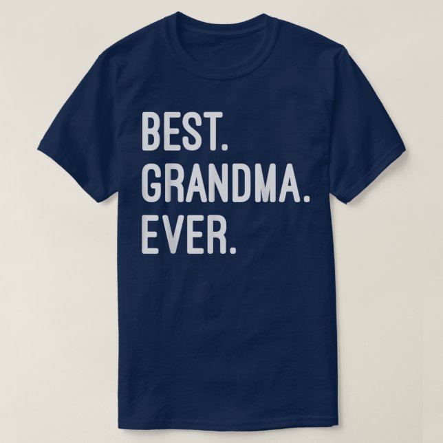 Bästa mormor någonsin T-Shirt (Design framsida)