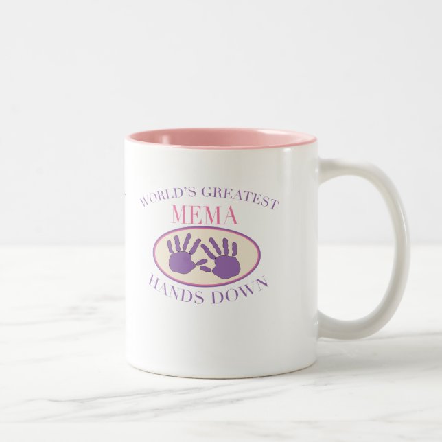 Bästa Mormor Utan Tvekan T-shirt Två-Tonad Mugg (Höger)