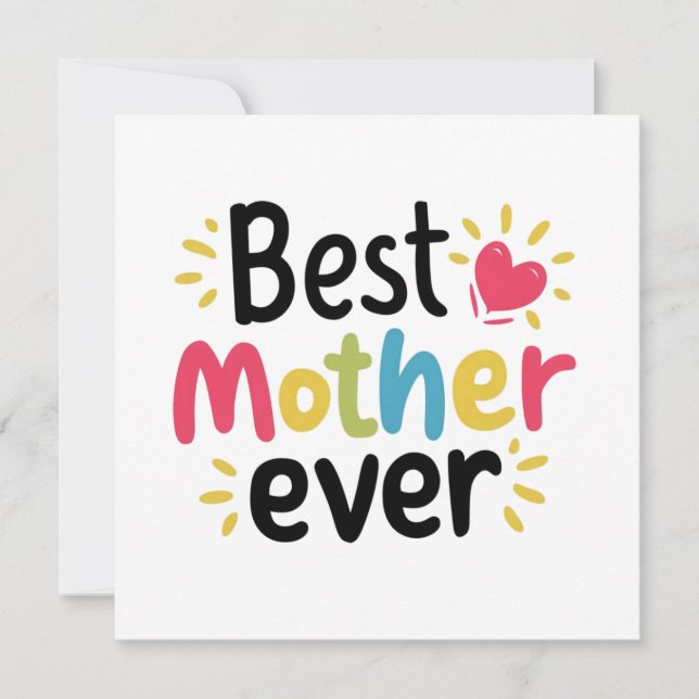 Bästa mors dag-gåva (Framsida)
