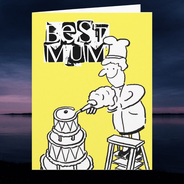 Bästa Morsa-kummelmakare som dekorerar giant kumme Kort (Skapare uppladdad)