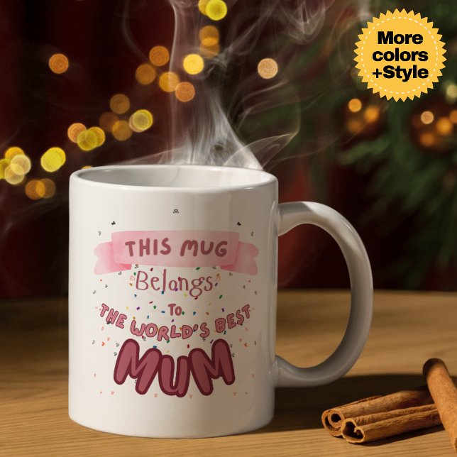 Bästa Morsa Mugg - Heartfilt Mors dag och födelsed (Best Mum Mug - Heartfelt Mother's Day & Birthday Gift)