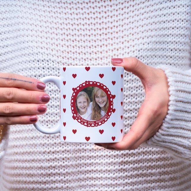 Bästa Morsa någonsin - Anpassningsbar Photo Mugg m (Best Mum Ever - Custom Photo Mug with Love)