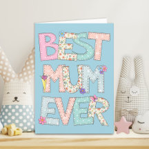 Bästa Morsa någonsin Blue Mors dag