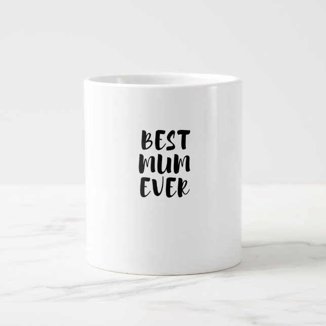 Bästa morsa någonsin jumbo mugg (Framsidan)