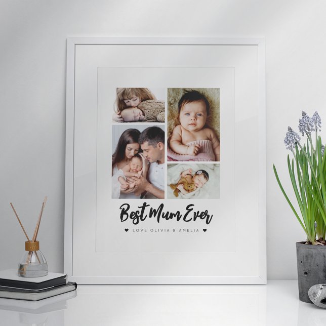 Bästa Morsa någonsin | Modern fyra foto Poster (Skapare uppladdad)
