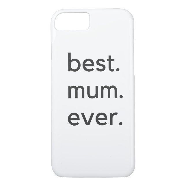 bästa morsa någonsin mörk Case-Mate iPhone skal (Baksida)