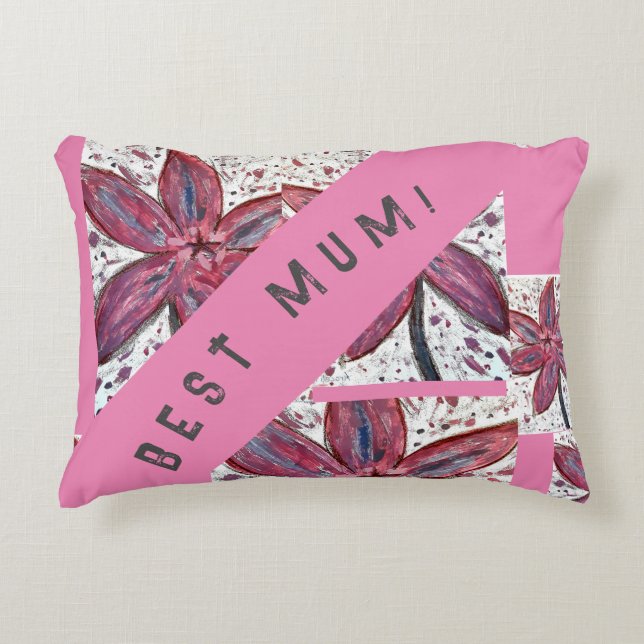 Bästa Morsa! Prydnadskudde (Framsidan)