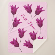 Bästa Morsa söt rosa-tulpaner blommigt lycklig Mor