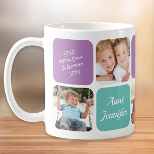 Bästa Moster-fotokollage Kaffemugg