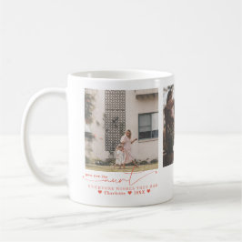 Bästa Moster | Handskriven tre fotokollage Kaffemugg
