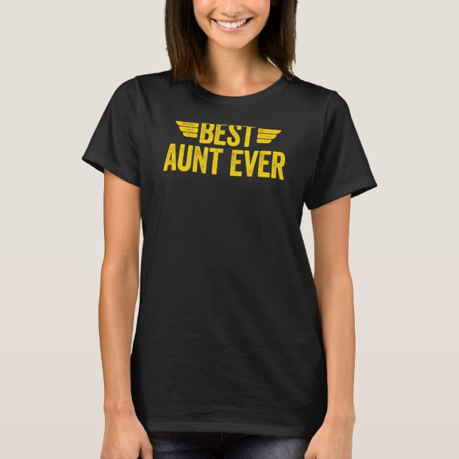 Bästa Moster någonsin 2 T Shirt (Framsida)
