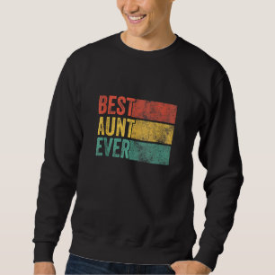 Bästa Moster någonsin Auntie Sister Funny Nephew N Lång Ärmad Tröja